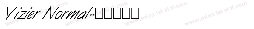 Vizier Normal字体转换
